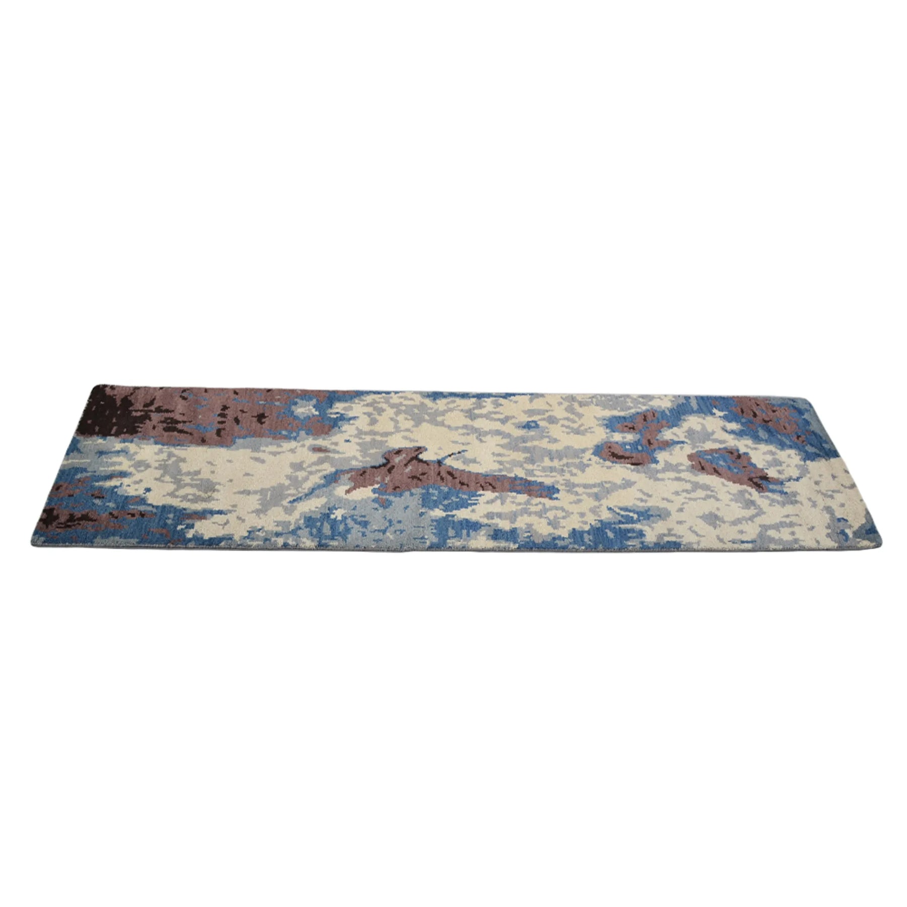 Rugsotic Carpets Hand Knotted Wool 2’6”x10′ Runner Area Rug Abstract — view 4