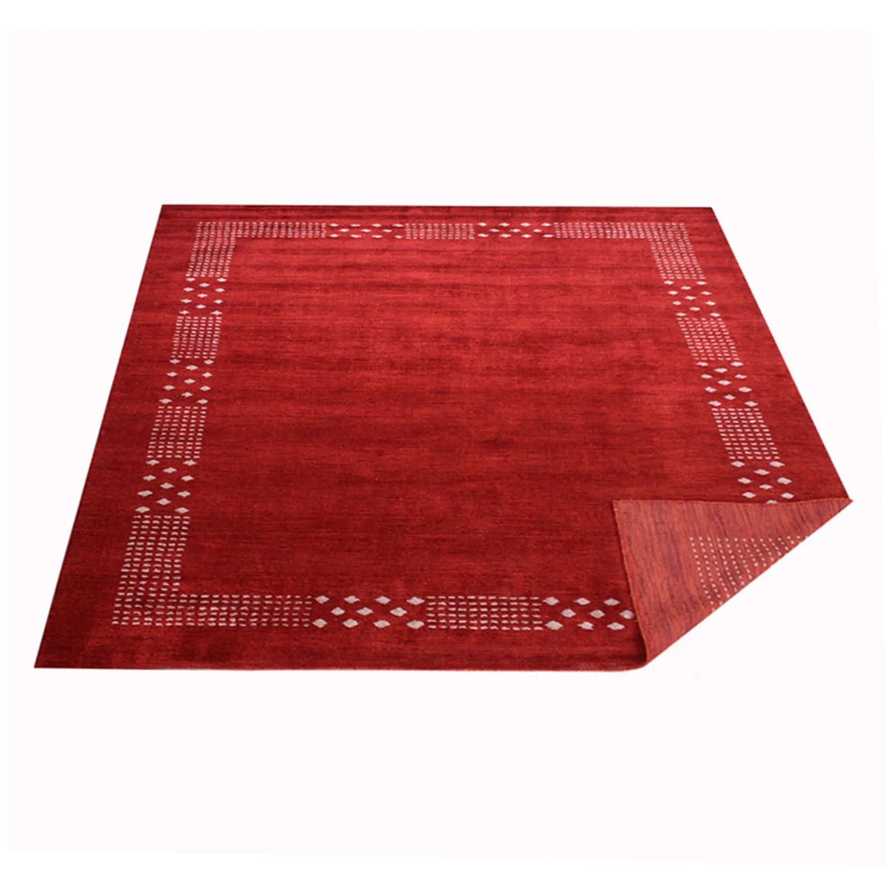 Rugsotic Carpets Hand Knotted Loom Silk Mix 10’x10′ Square Area Rug — view 4