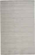 5′ X 8′ Gray And Silver Hand Woven Area Rug