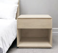 24″ Natural One Drawer Solid Wood Nightstand