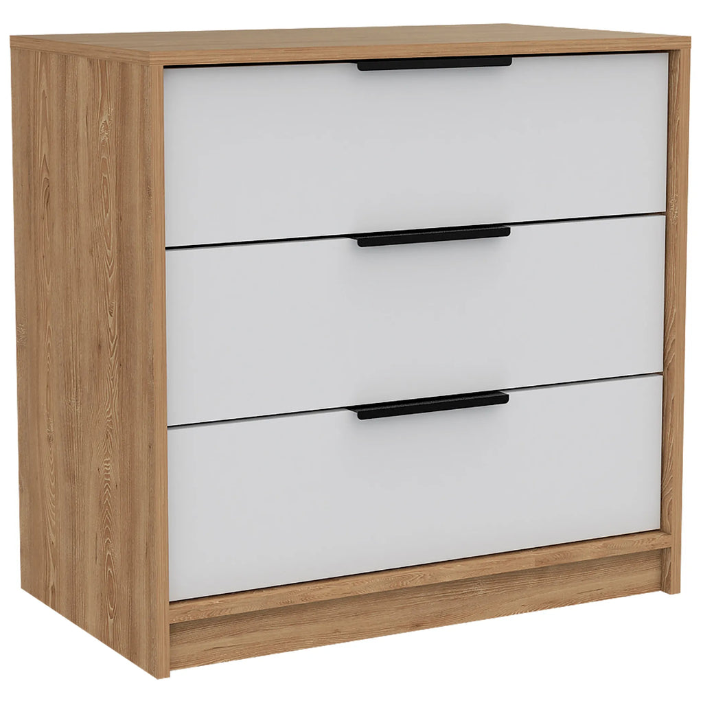 Madison 2 Piece Bedroom Set, White / Pine Finish — view 3