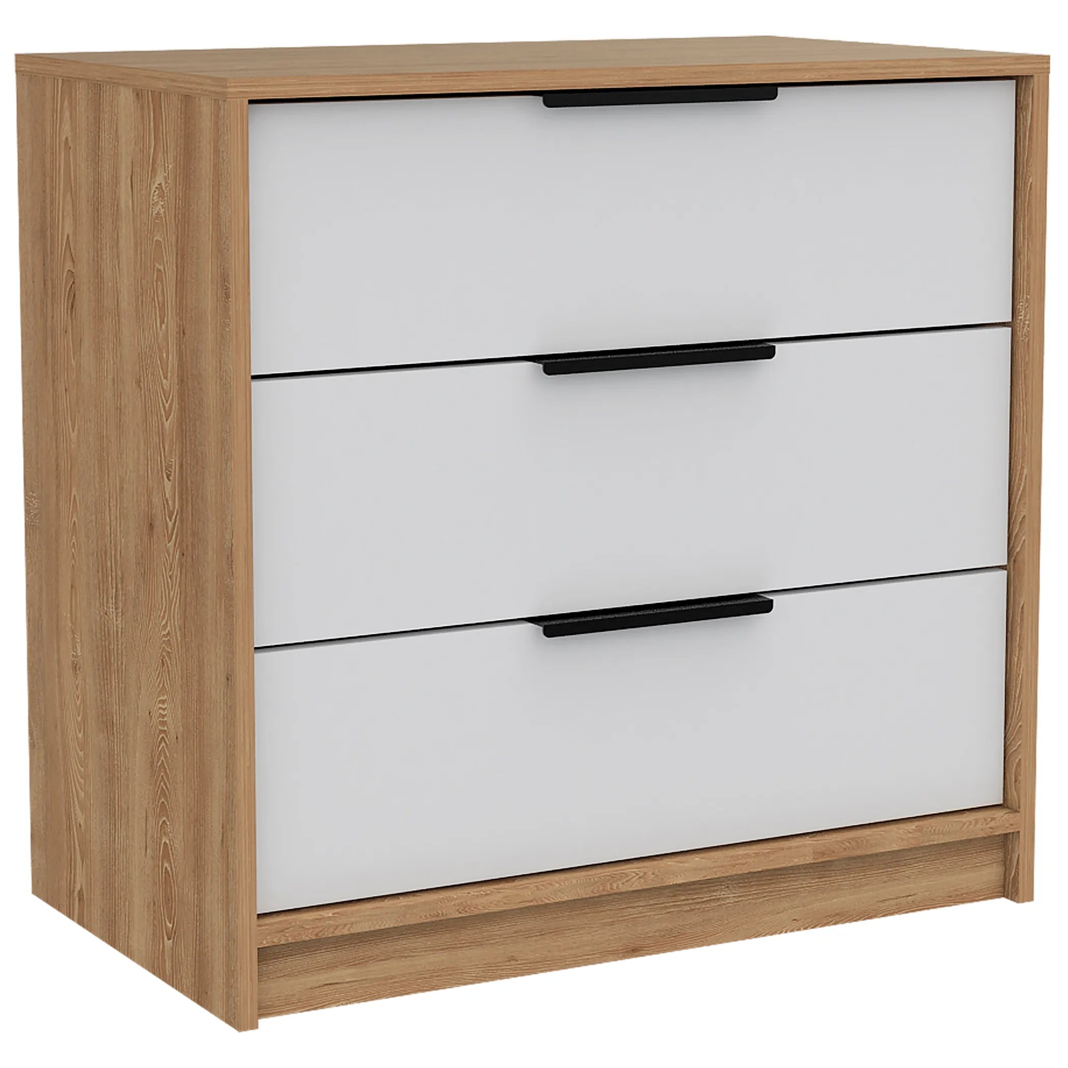 Madison 2 Piece Bedroom Set, White / Pine Finish — view 3