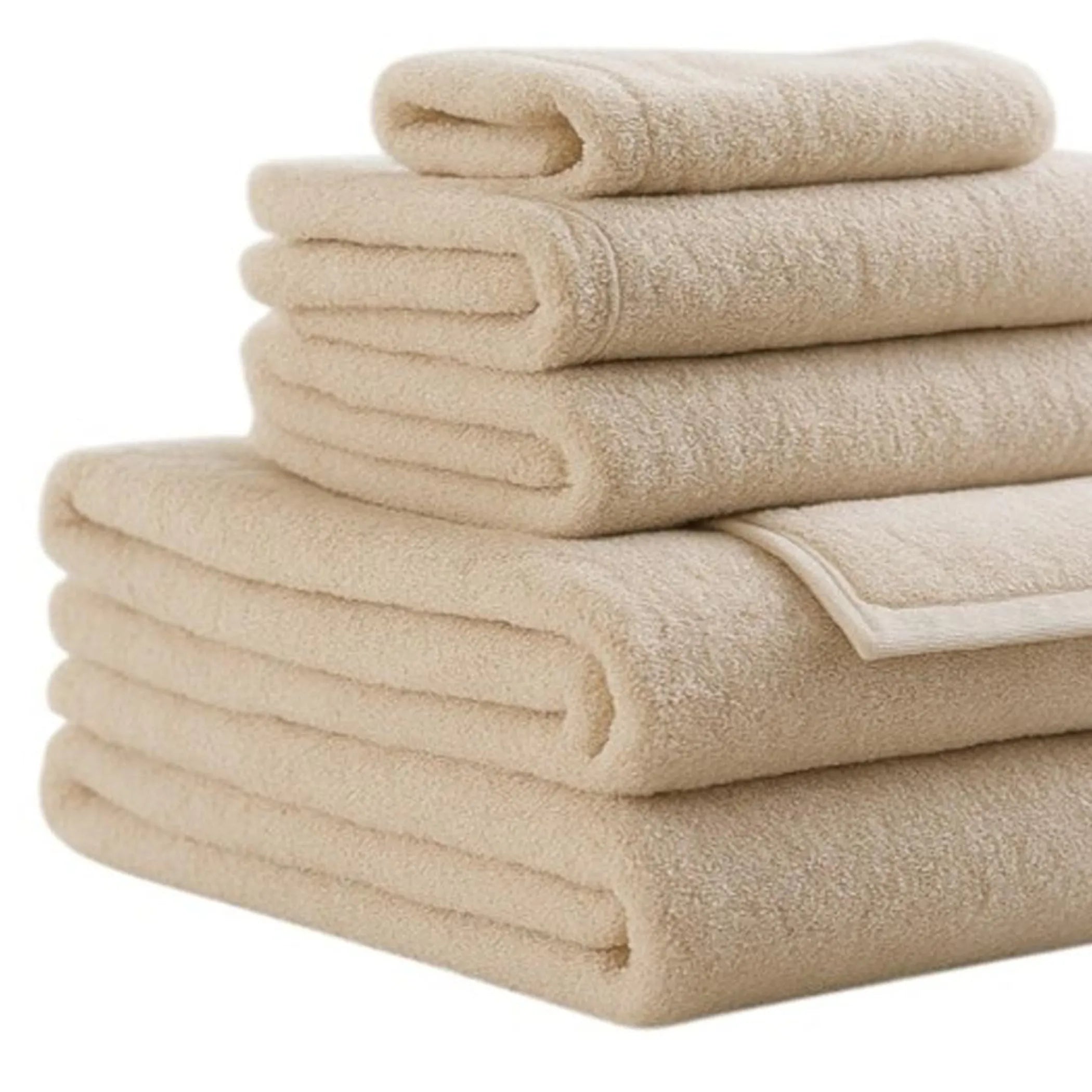 Set of Six Cotton Quick Dry Terry Cloth Towels — view 4