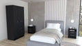 Holland 3 Piece Bedroom Set, Armoire + Nightstand + Nightstand