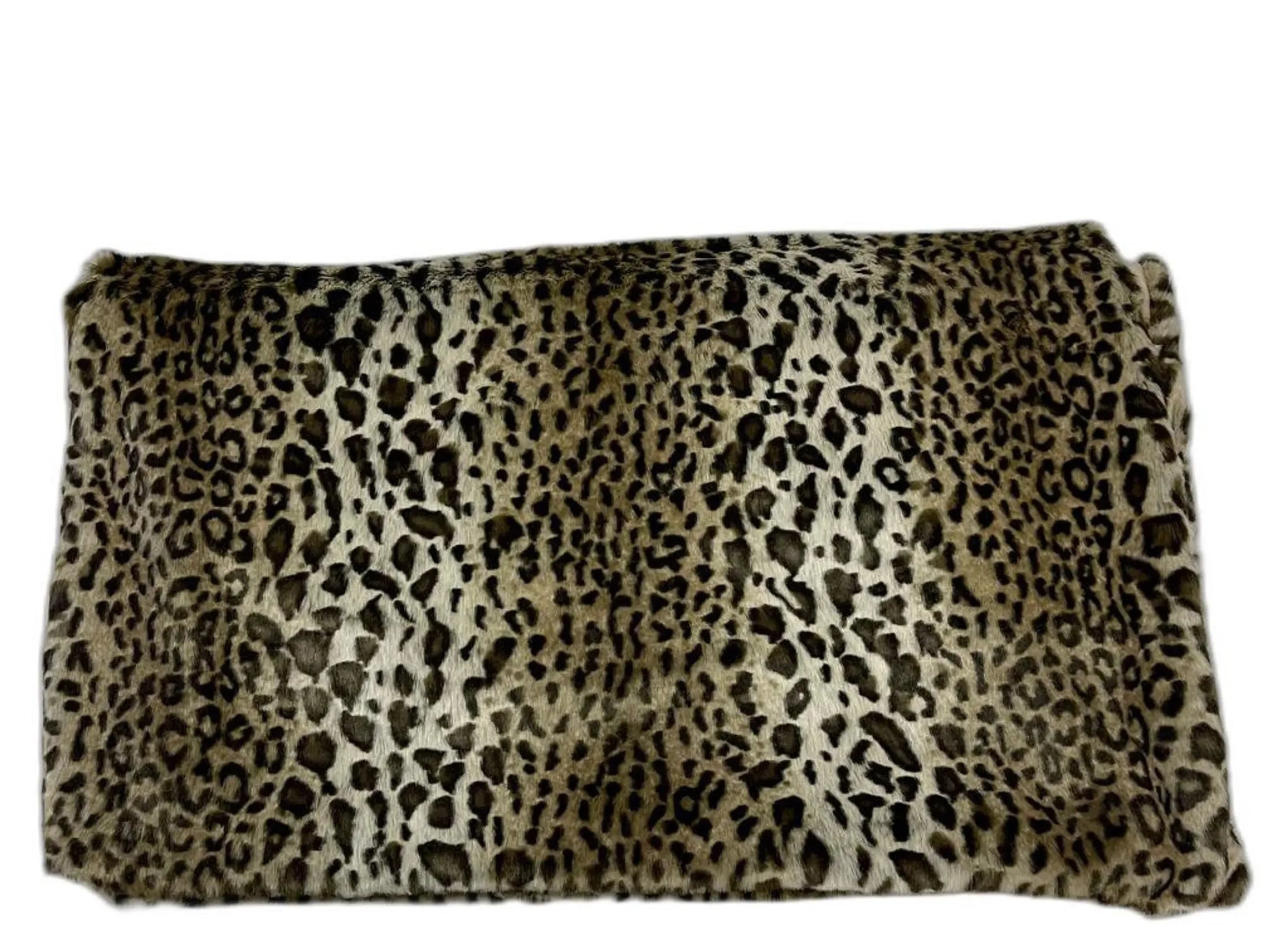 Ultra Soft Faux Fur Leopard Throw — view 2