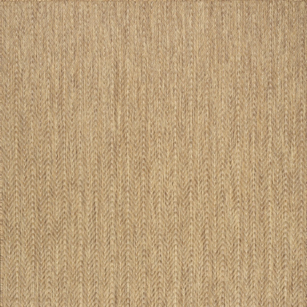6′ X 9′ Natural Geometric Indoor Outdoor Area Rug — view 4