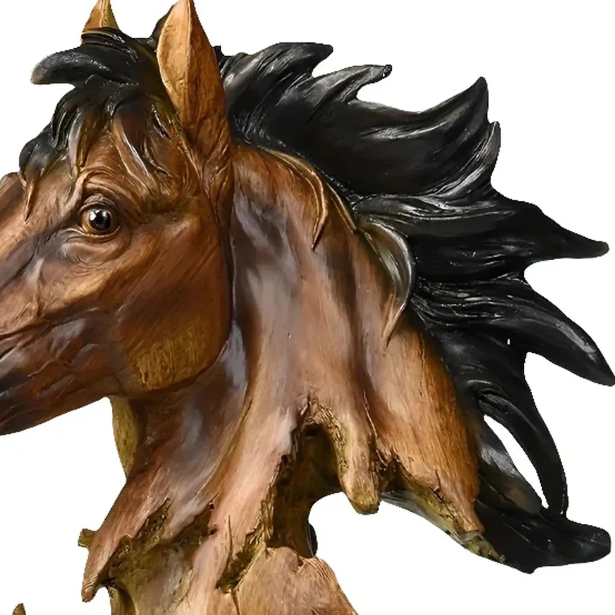 Polyresin Horse Tabletop Sculpture — view 4