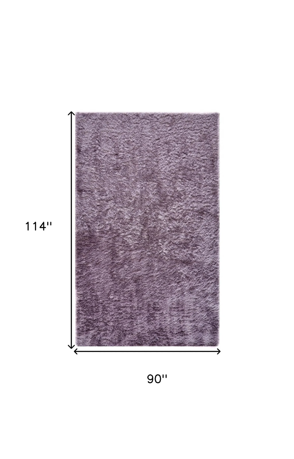 8′ X 10′ Purple Shag Tufted Handmade Area Rug — view 3