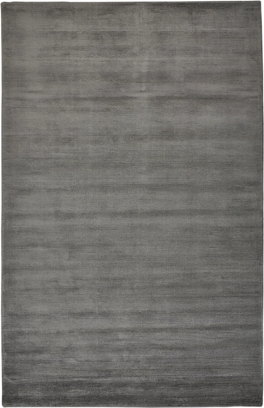 4′ X 6′ Gray And Black Hand Woven Area Rug