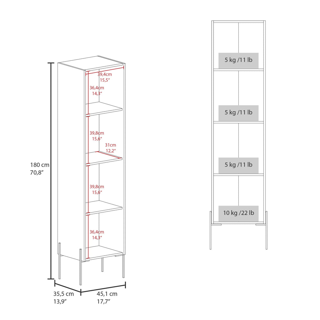 Hagi Tall Linen Cabinet 71″ — view 2