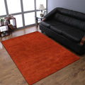 Rugsotic Carpets Hand Knotted Loom Wool Area Rug Solid