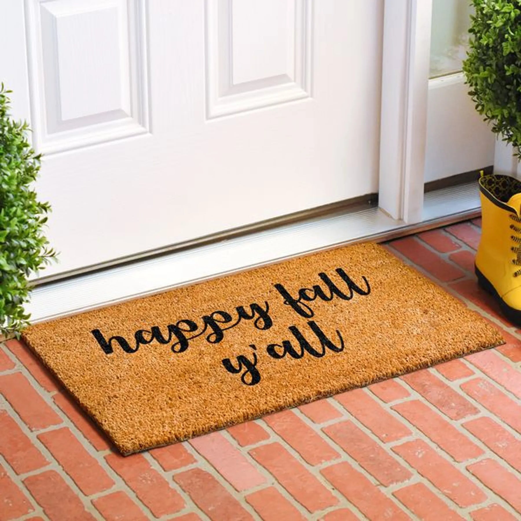Calloway Mills Happy Fall Yall Doormat — view 2