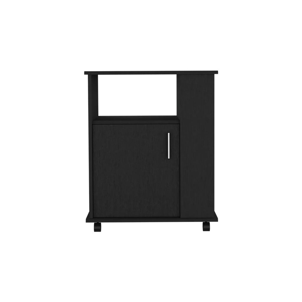 Kit Lower Microwave Cabinet, Single Door, Three Side Shelves — view 4