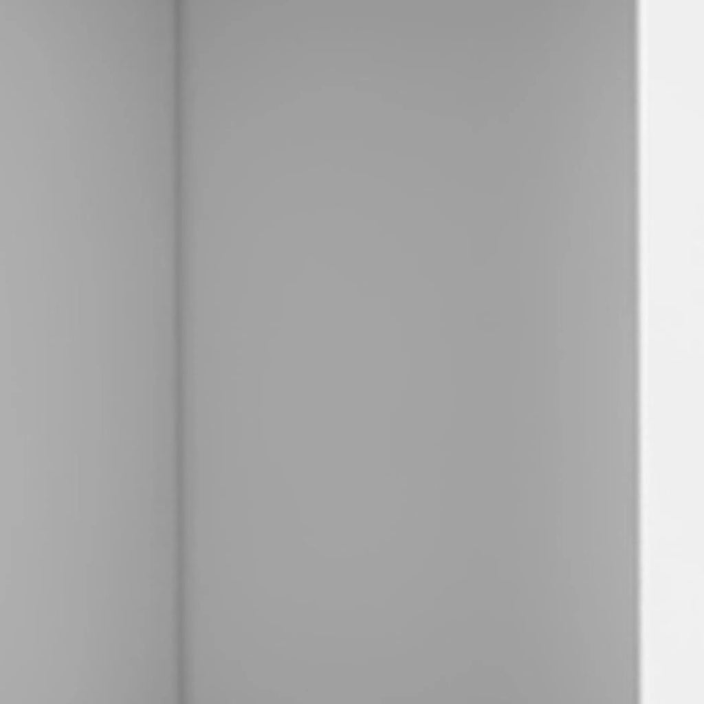 59″ White Wood Wall Mounted Accent Cabinet With Four Doors — view 4