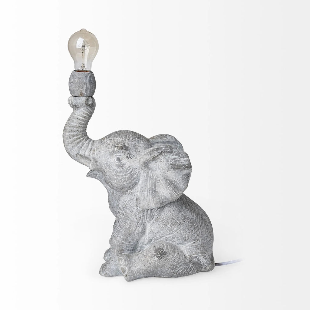 16″ Gray Lamp Base LED — view 3