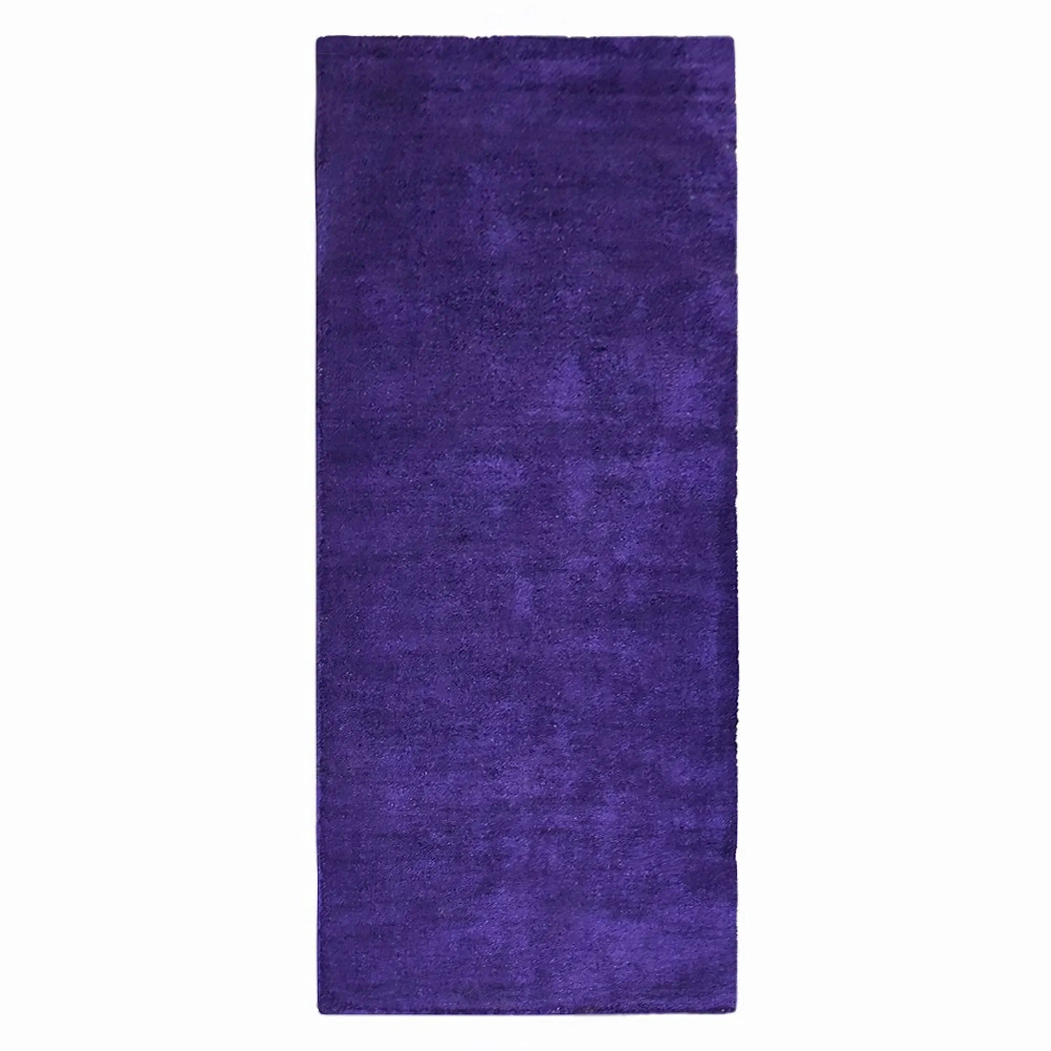 Rugsotic Carpets Hand Knotted Loom Silk Mix Runner Area Rug — view 2