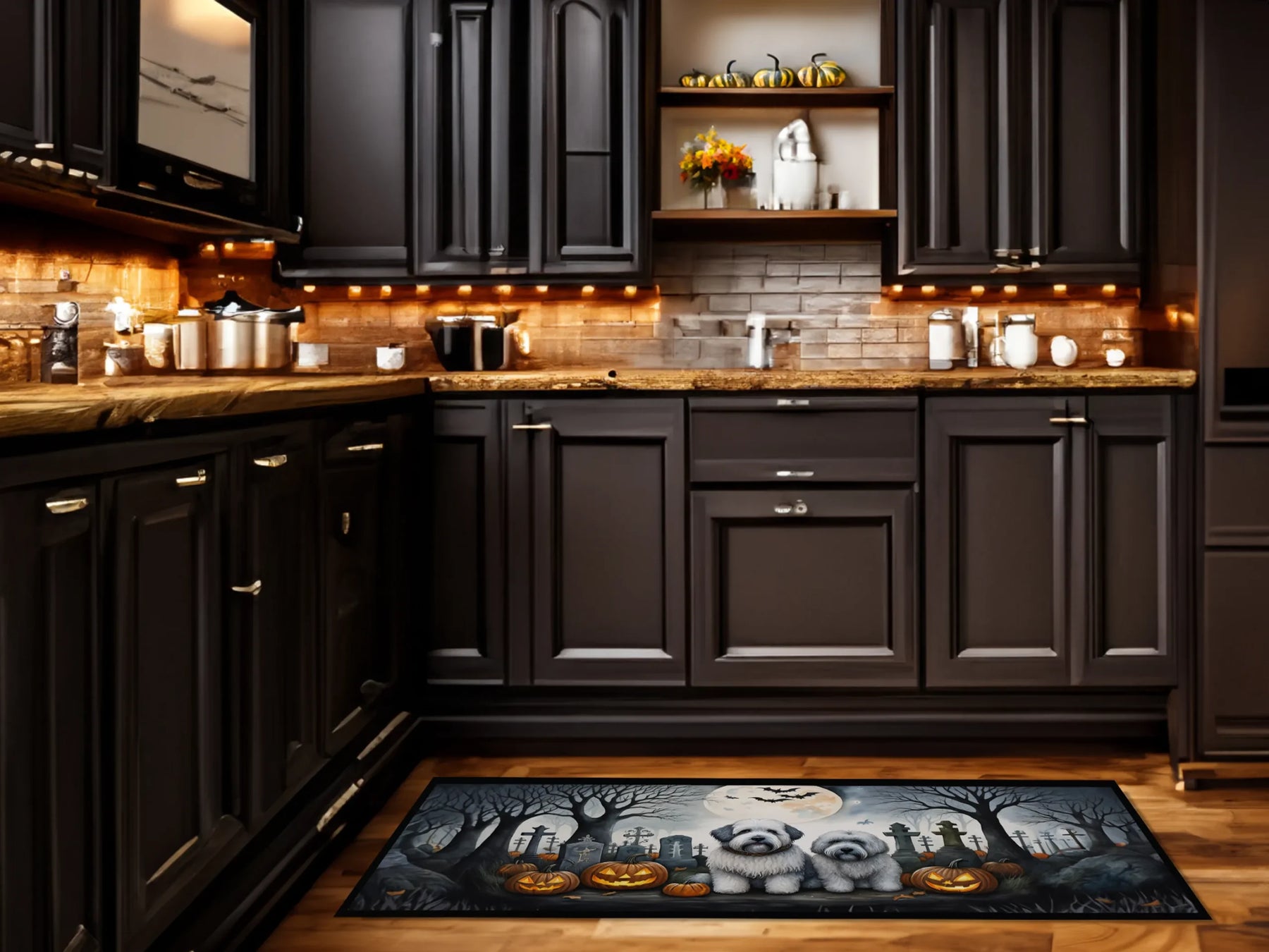 Spooky Halloween Runner Mat 28×58 — view 3
