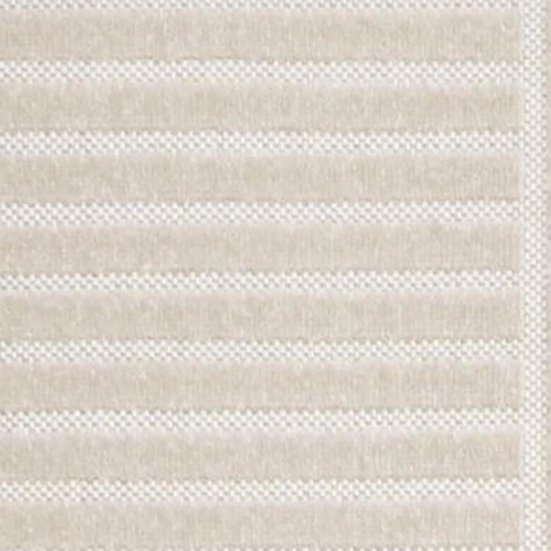 12′ X 15′ Ivory And Cream Striped Indoor Outdoor Area Rug — view 3