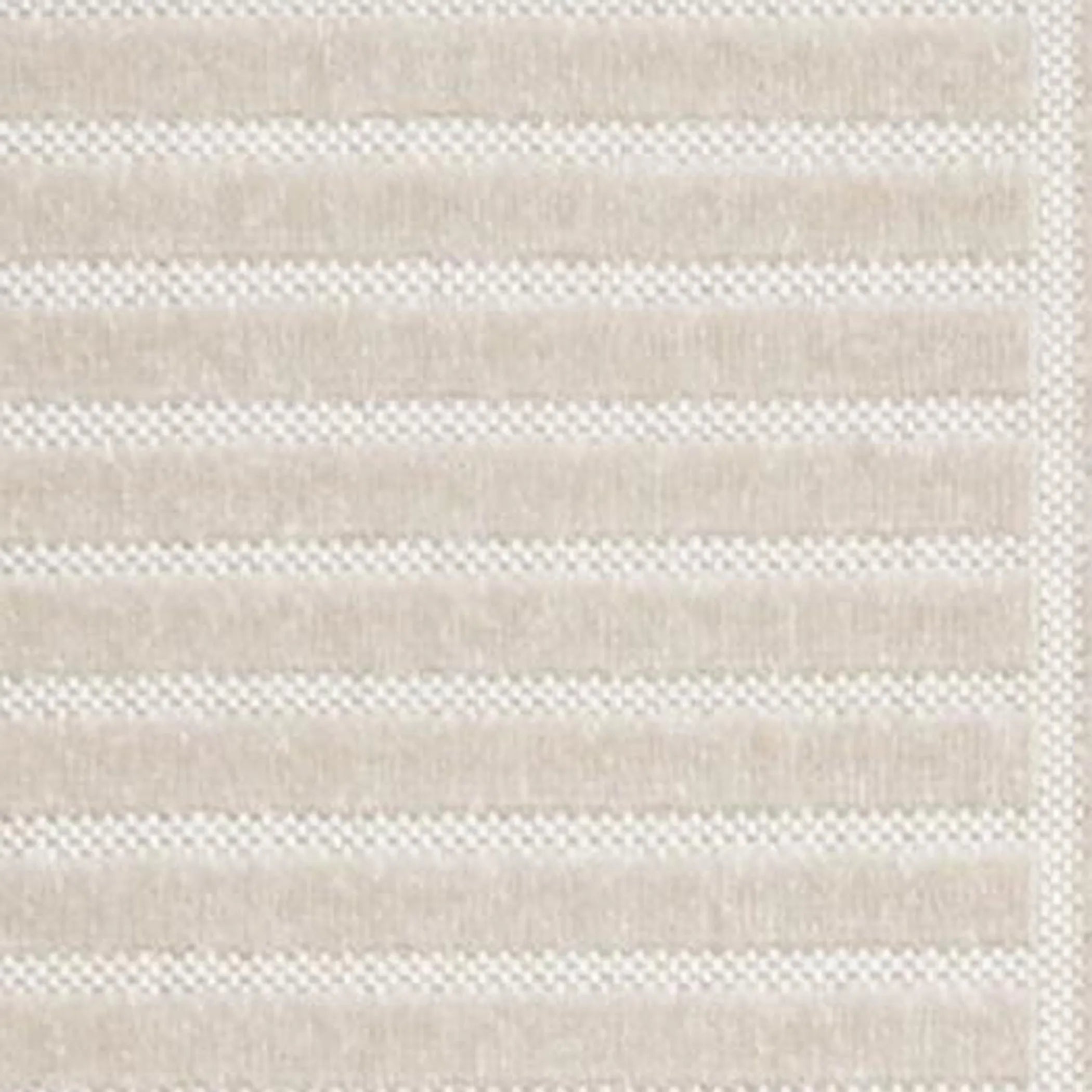 12′ X 15′ Ivory And Cream Striped Indoor Outdoor Area Rug — view 3