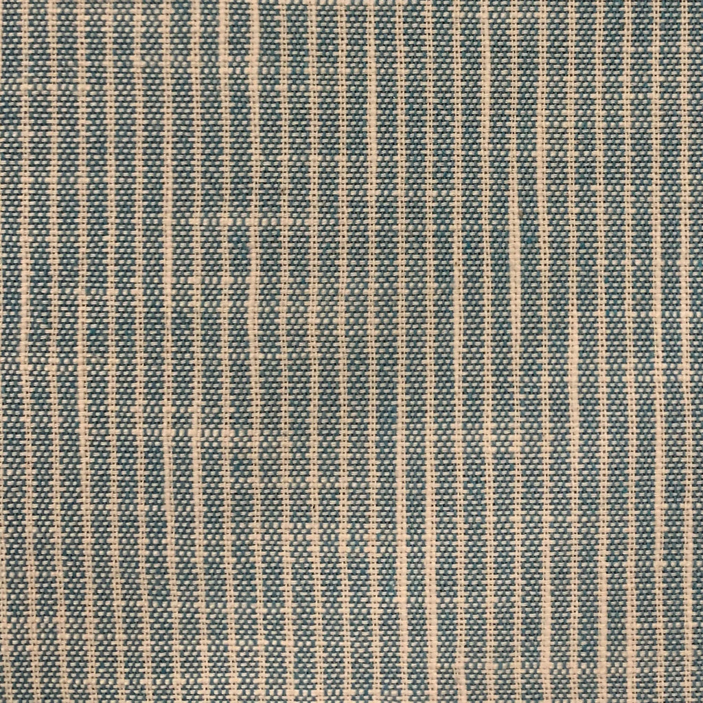 Plutus Blue Simple Stripe Luxury Throw Pillow — view 4