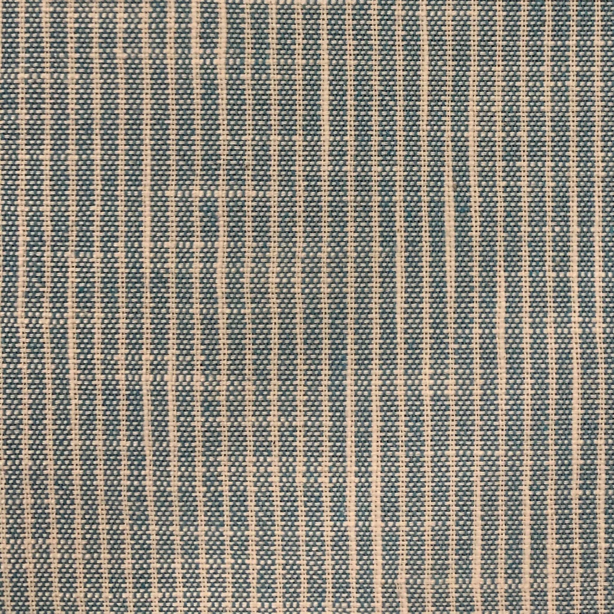 Plutus Blue Simple Stripe Luxury Throw Pillow — view 4