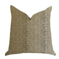 Plutus Shimmer in Gold Metallic Luxury Throw Pillow