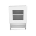 20″ White Wall mounted Accent Cabinet With One Shelf