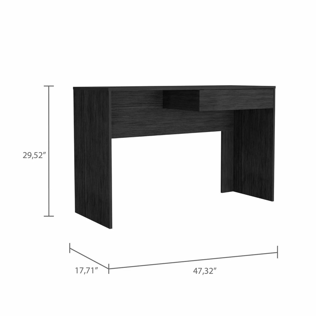 Acre Writing Computer Desk, One Drawer — view 3