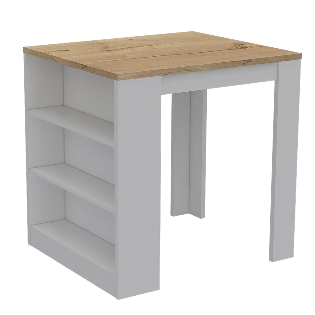 Covelo 2 Piece Kitchen Set, White / Light Oak — view 3