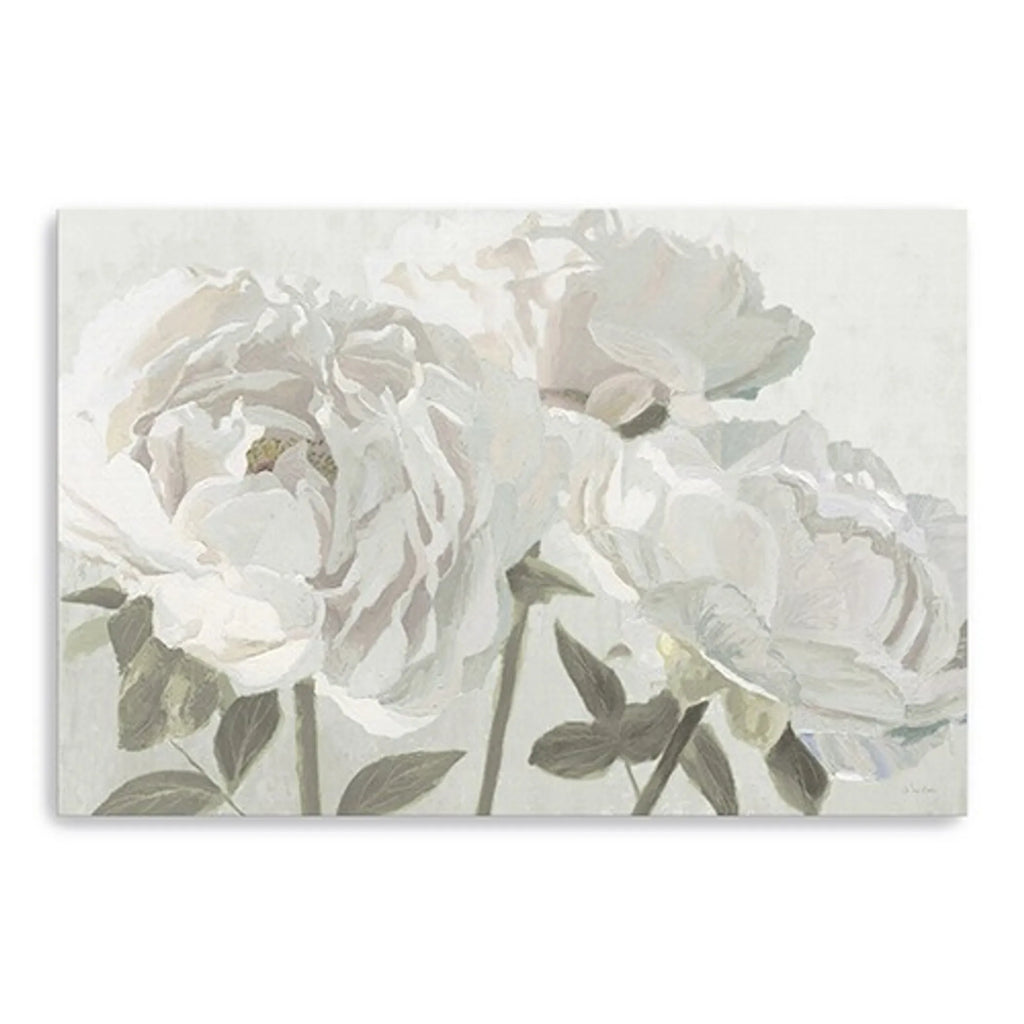 Neutral Flowers In Bloom Unframed Print Wall Art — view 3