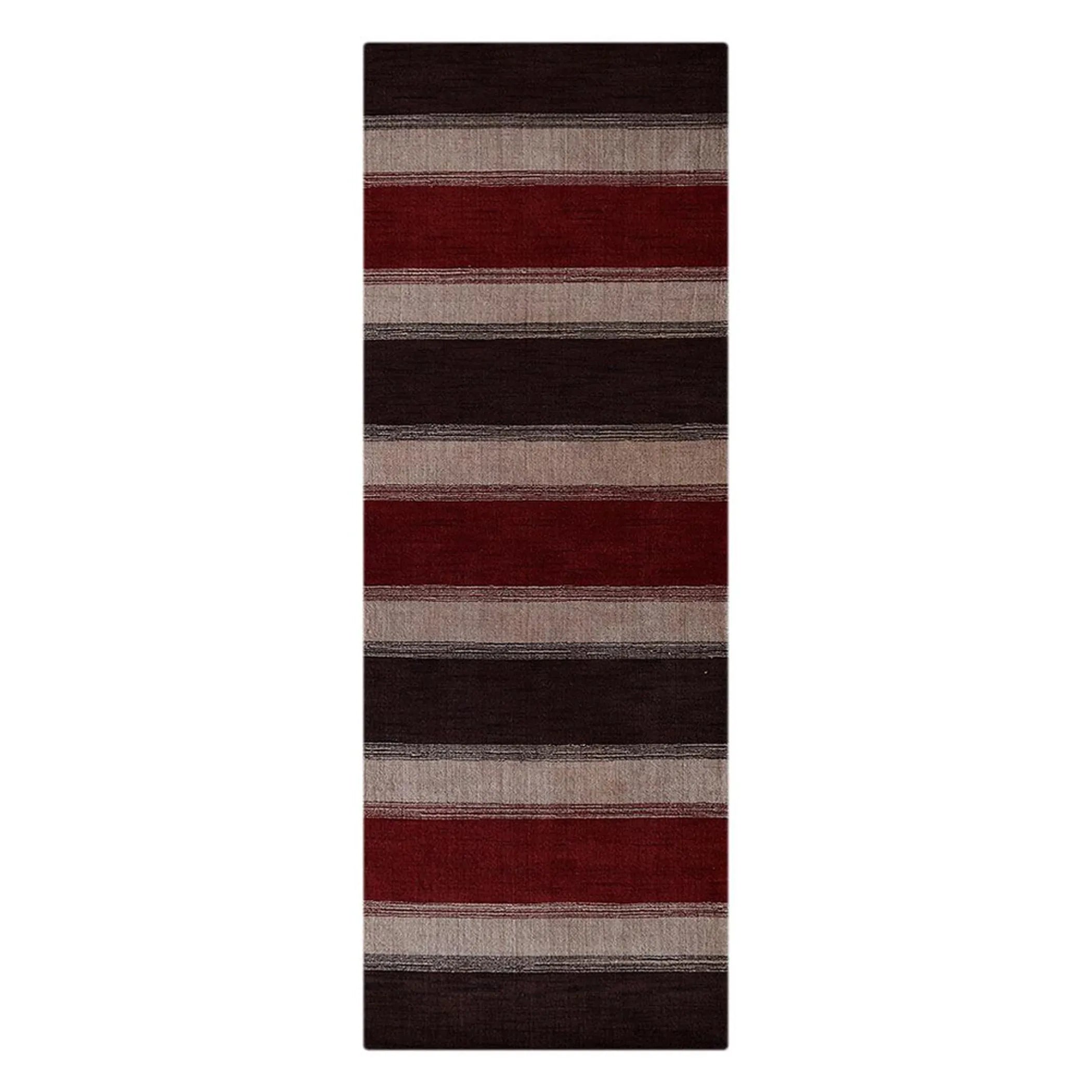 Rugsotic Carpets Hand Knotted Loom Wool Runner Area Rug Contemporary — view 2