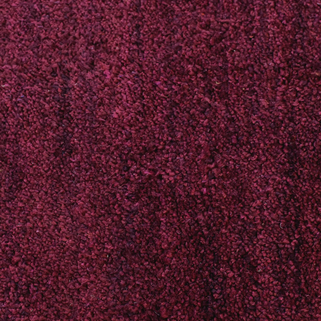 Rugsotic Carpets Hand Knotted Loom Silk Mix Square Area Rug Solid — view 4
