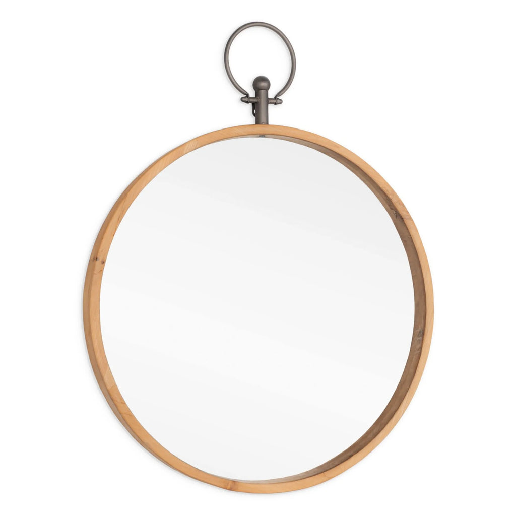 Round Metal Framed Accent Mirror — view 2