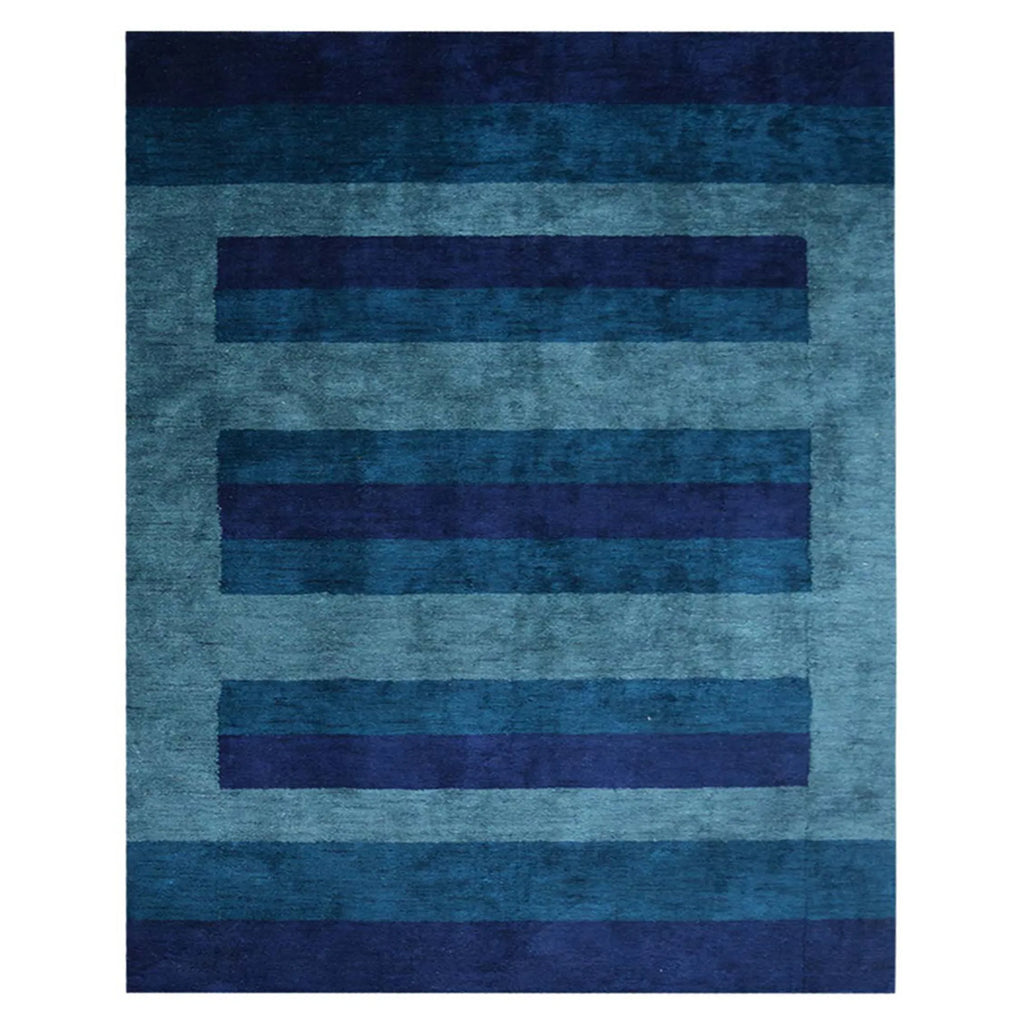 Rugsotic Carpets Hand Knotted Loom Silk Mix Area Rug Contemporary — view 2