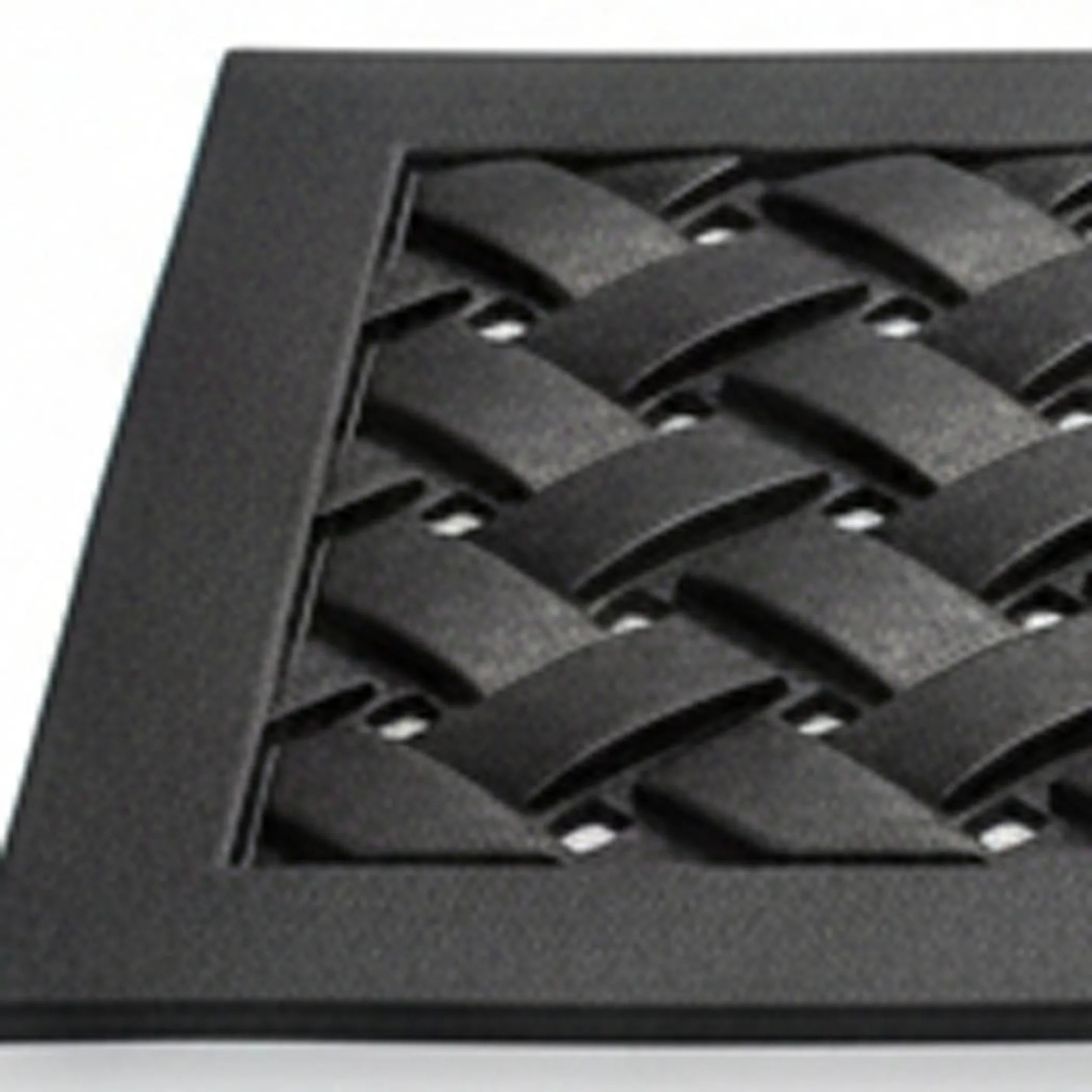 Set Of Six Lattice Outdoor Rubber Stair Treads — view 4
