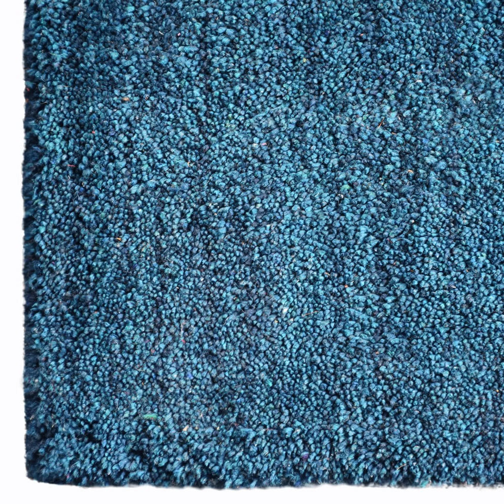 Rugsotic Carpets Hand Knotted Loom Silk Mix Area Rug Solid — view 4
