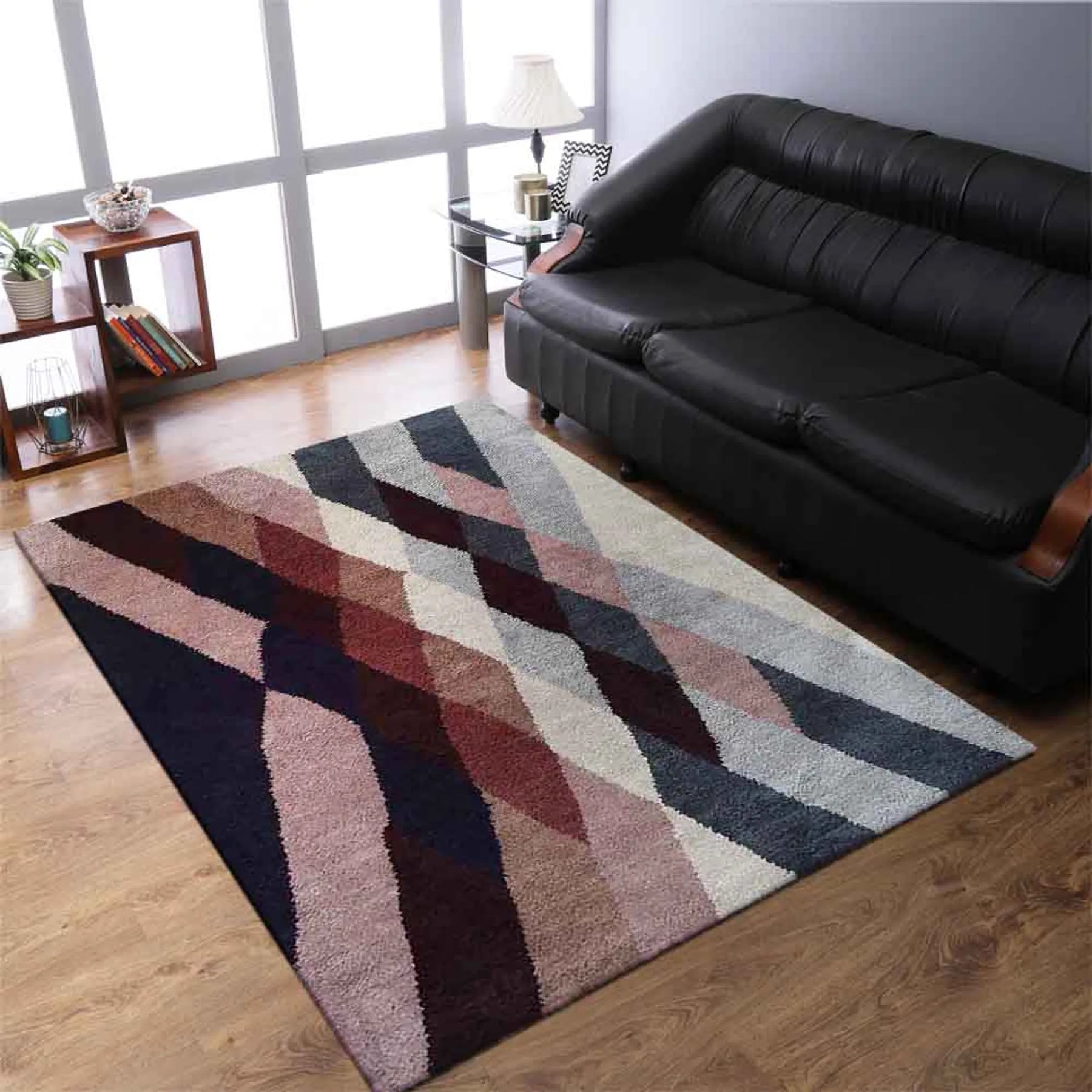 Rugsotic Carpets Hand Knotted Silk 5’x8′ Area Rug Contemporary Multicolor