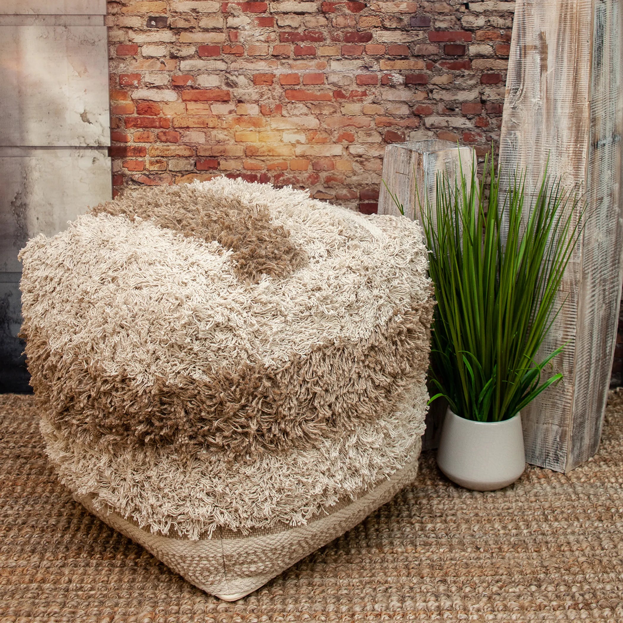 Parkland Collection Iliya Transitional Pouf — view 2