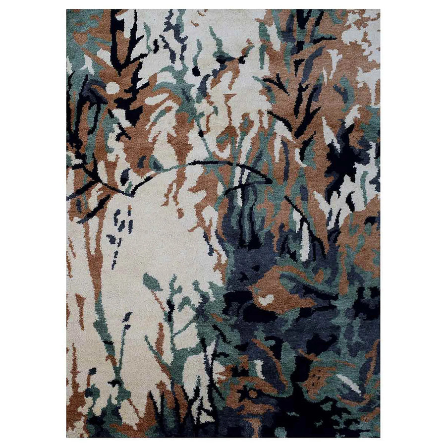 Rugsotic Carpets Hand Knotted Silk Area Rug Abstract — view 2