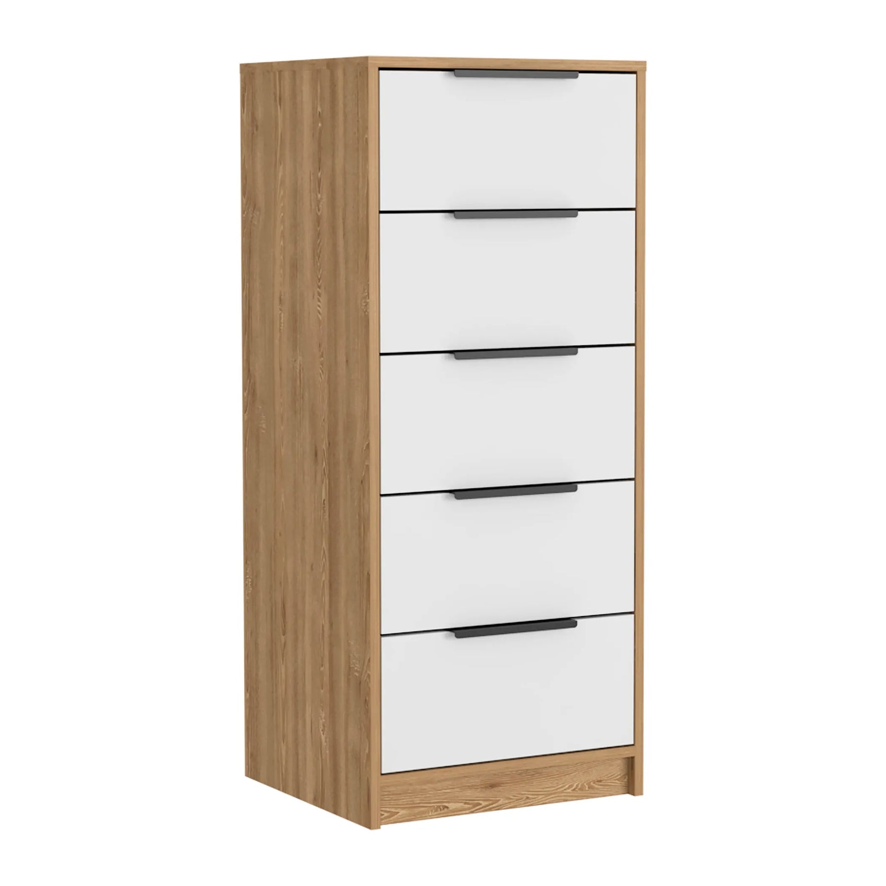 Winter 2 Piece Bedroom Set, Dresser + Dresser, White / Pine Finish — view 3