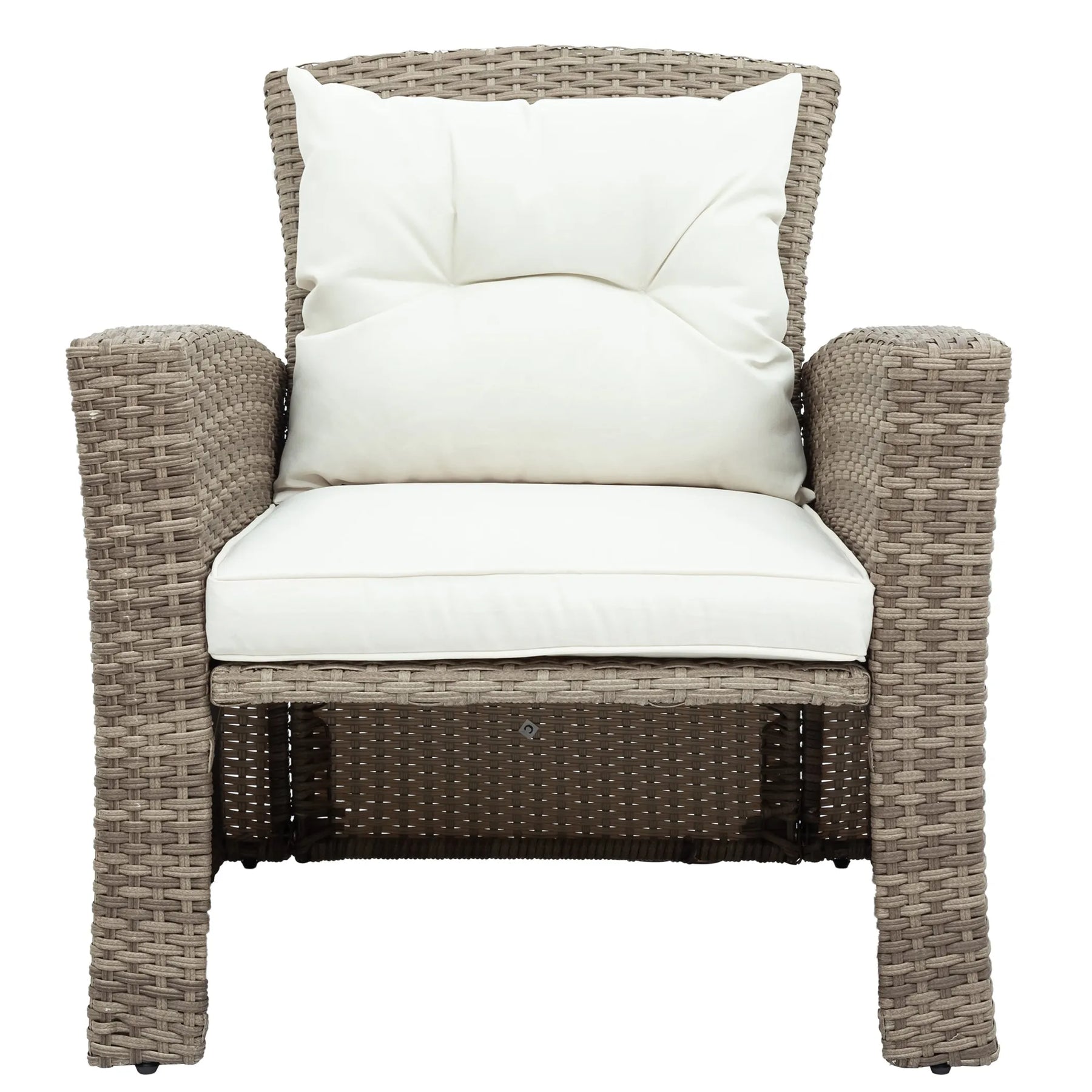 Set Of 4 Piece All Weather Wicker Patio Furniture — view 4