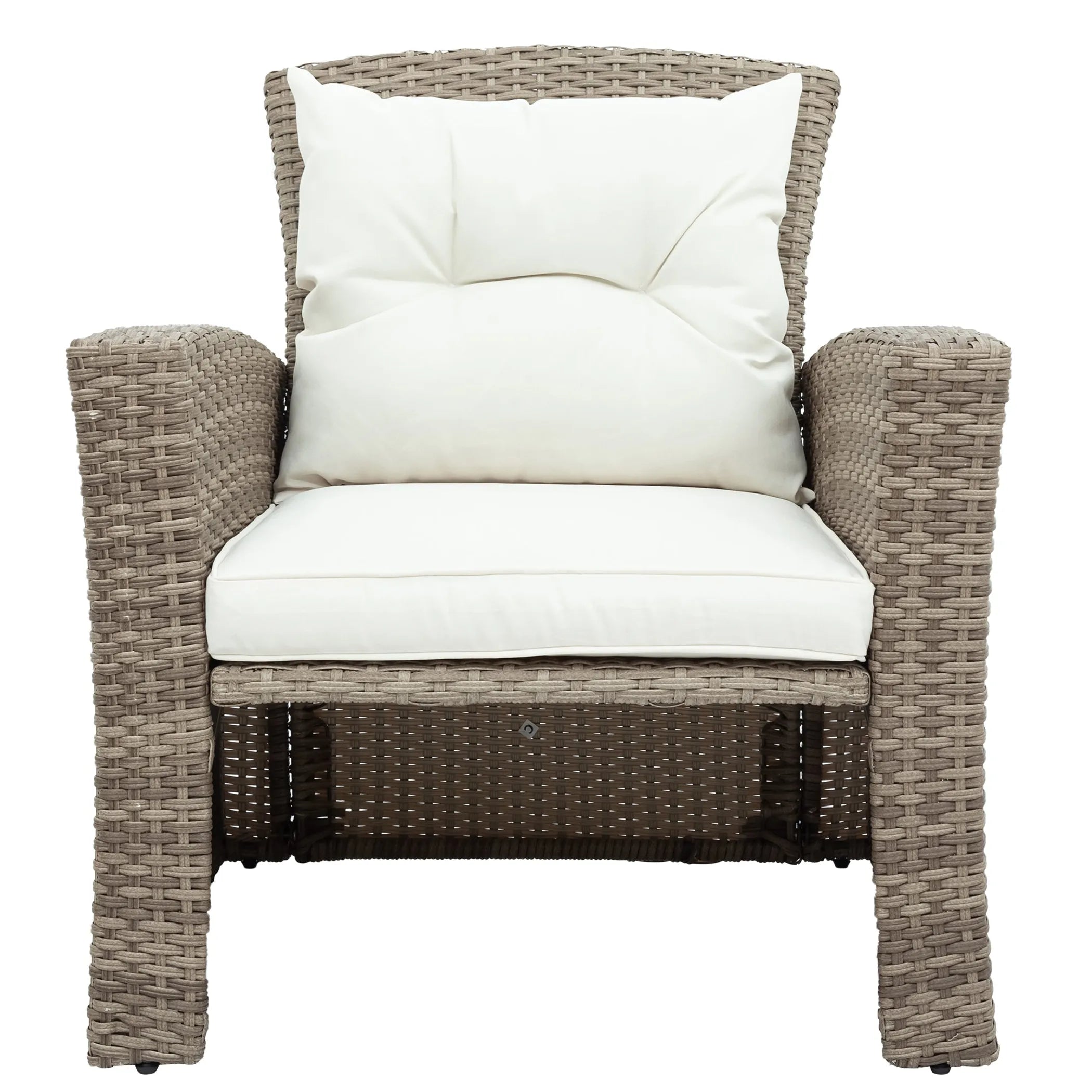 Set Of 4 Piece All Weather Wicker Patio Furniture — view 4