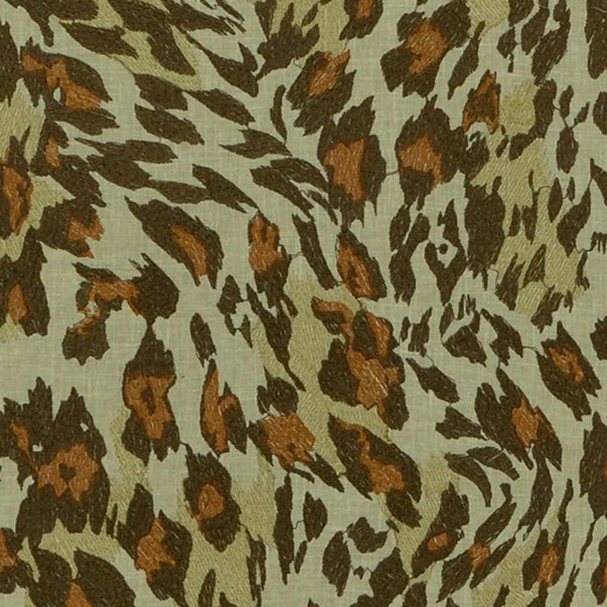 Plutus Safari Cheetah Embroydery Luxury Throw Pillow — view 4