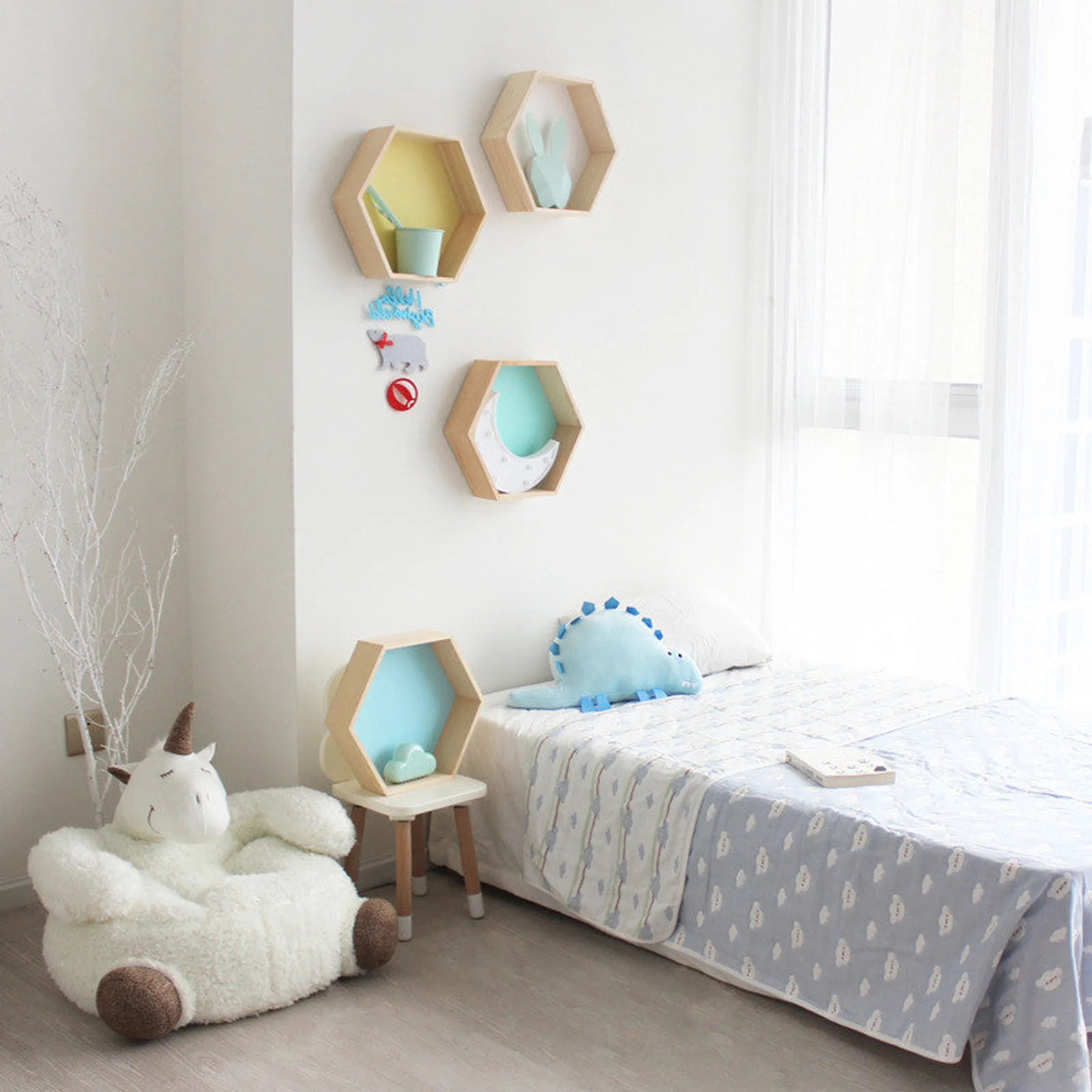Hexagonal Wall Shelf — view 4