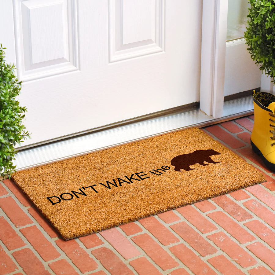 Calloway Mills Don’t Wake The Bear Doormat — view 2