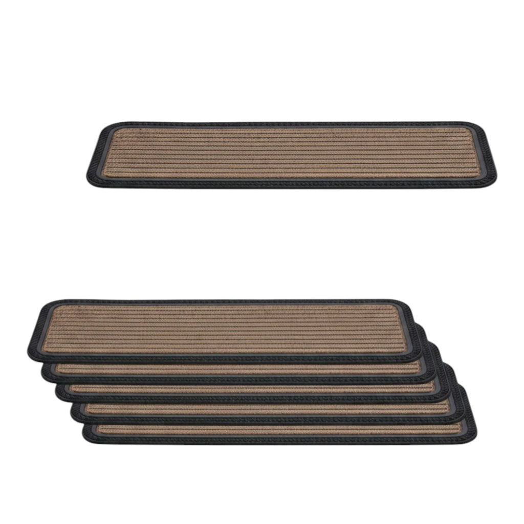 Set Of Six Polypropylene Rubber Stair Treads — view 2