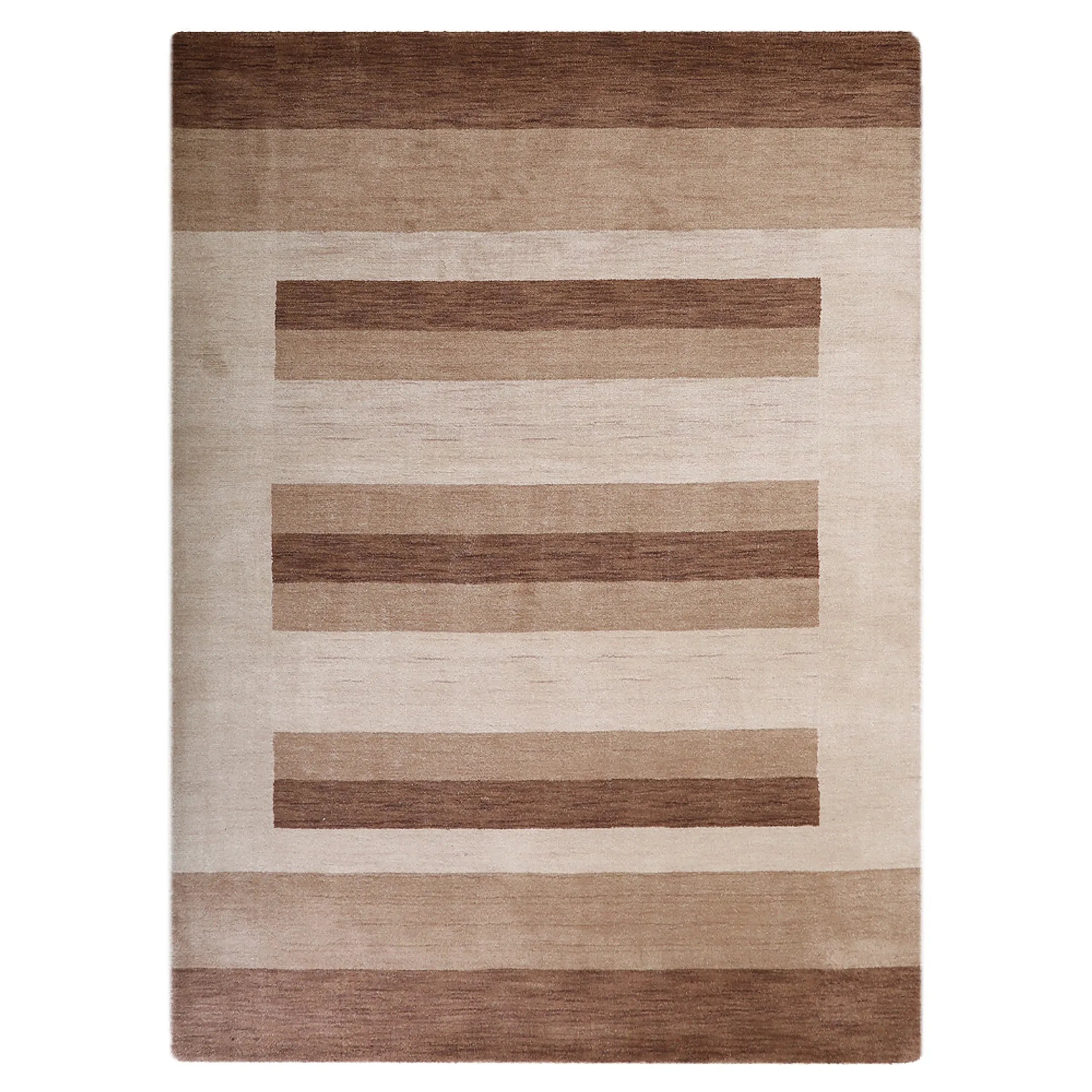 Rugsotic Carpets Hand Knotted Loom Wool Area Rug Contemporary — view 2