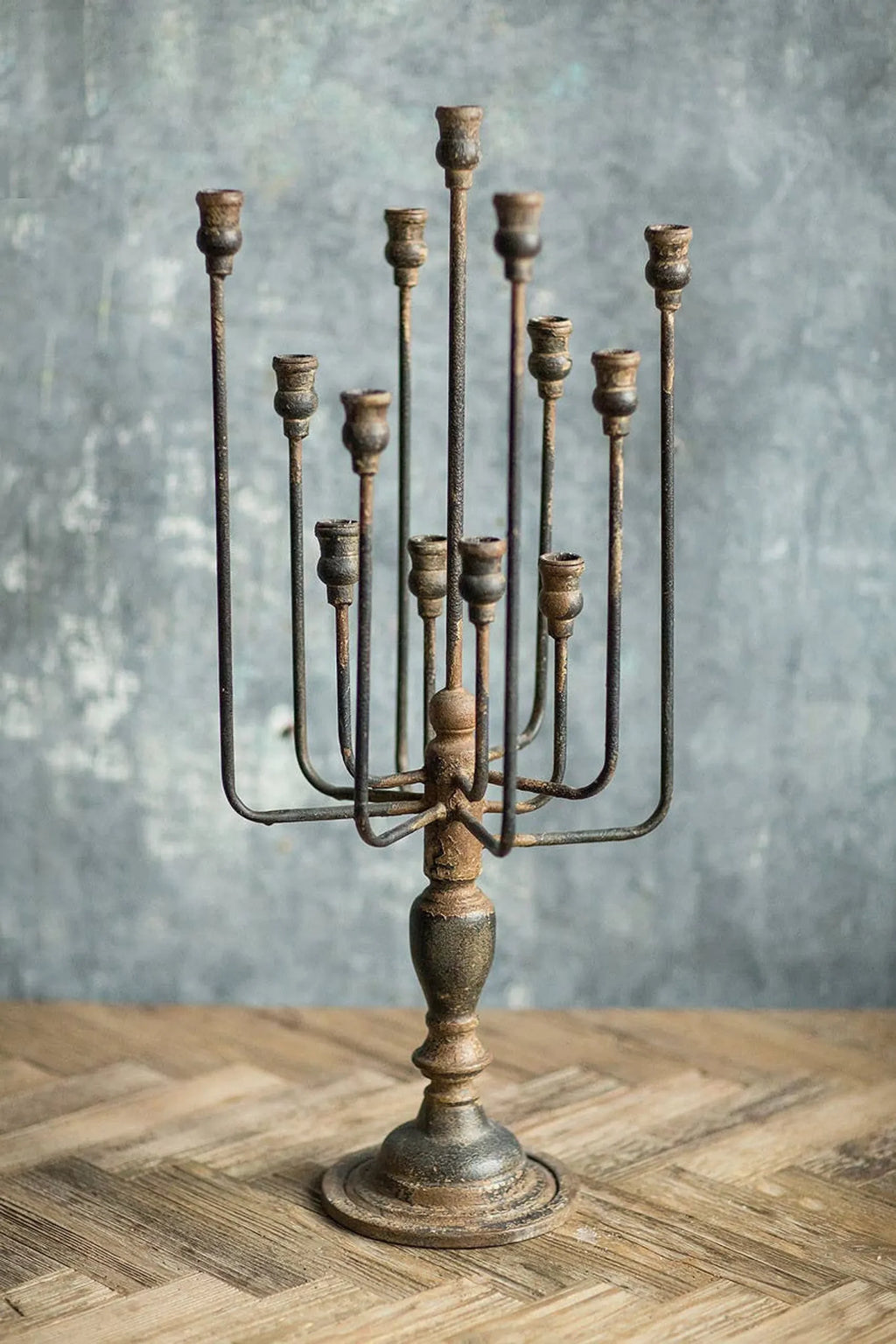 13-Candle Iron Candelabra — view 2