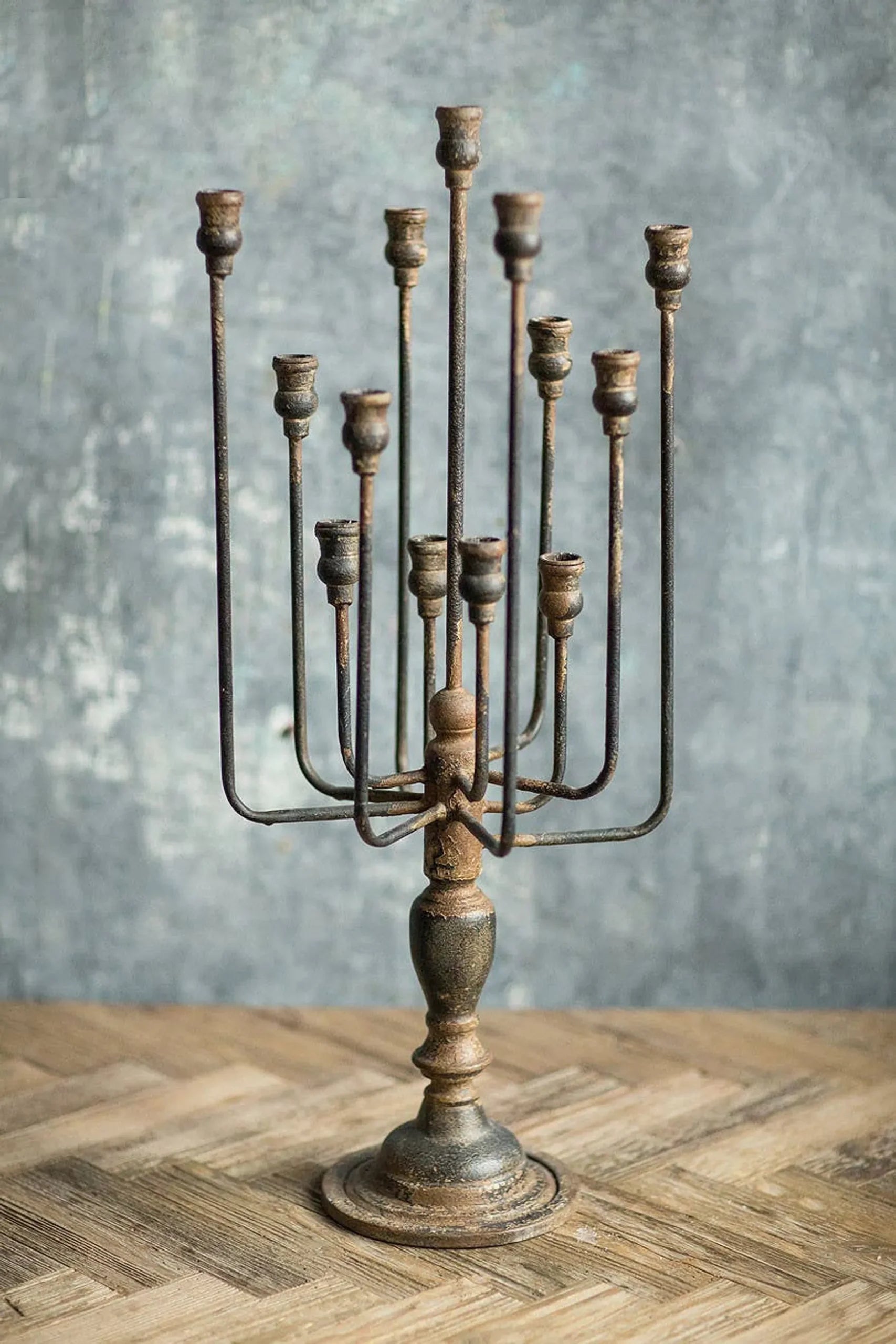 13-Candle Iron Candelabra — view 2