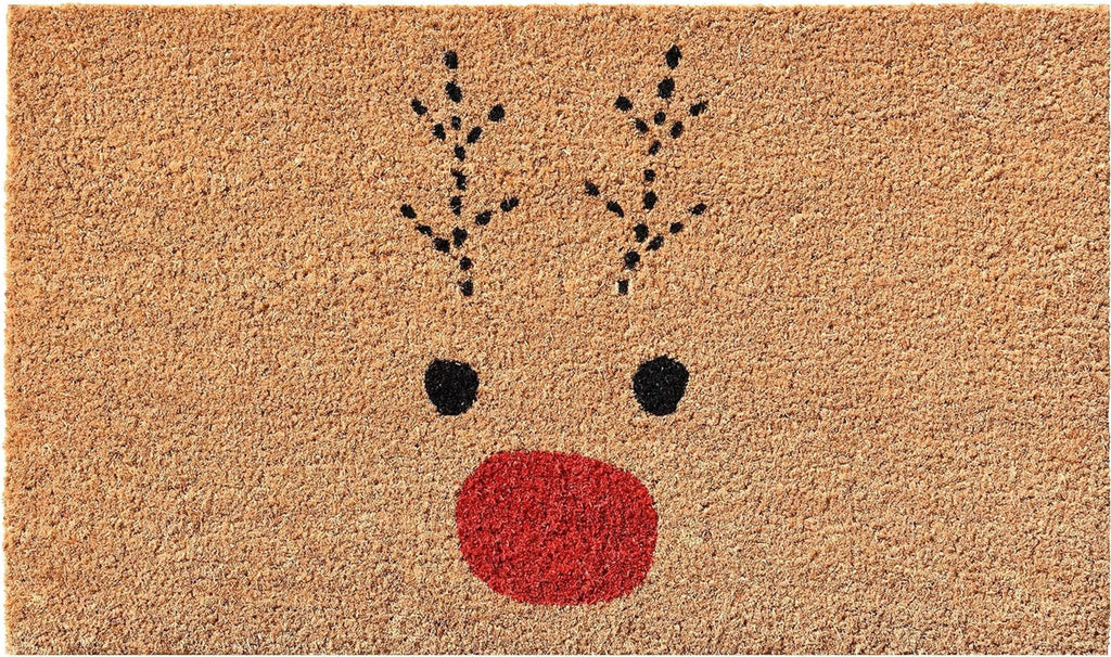 Christmas Reindeer Outdoor Coir Door Mat — view 3